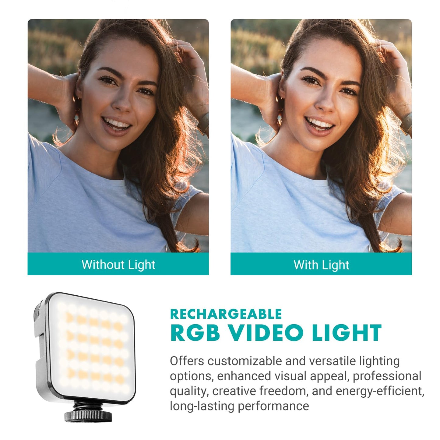 Movo iVlogger-PRO Vlogging Kit with Full Tripod for iPhone/Android - YouTube Starter Kit for Content Creators - Accessories: Phone Tripod, Phone Mount, RGB Light and VXR10 Shotgun Mic